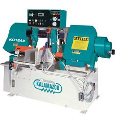 12"(305mm) Kalamazoo Horizontal Automatic Band Saw, 5HP Motor, 1-1/4" M42 Bi Metal Bandsaw Blade, Powered Hydraulic Down Feed, LED Blade Speed Readout, Infinitely Variable Blade Speeds, Automatic Height Setting, Two (2) year limited warranty