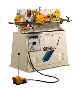 50 ton hydraulic ironworker(Click on image for machine capacities)