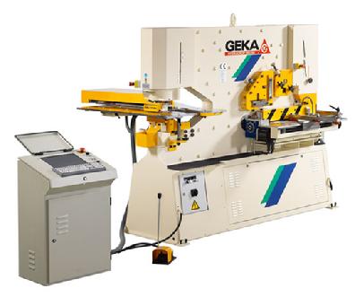 Geka Semi Paxy CNC Automated Positioning System for Plate, Angle, & Channel Steel Punching