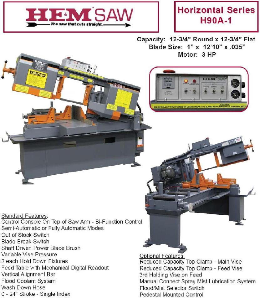 Hem Saw H90A-1 Video ( Click Image )